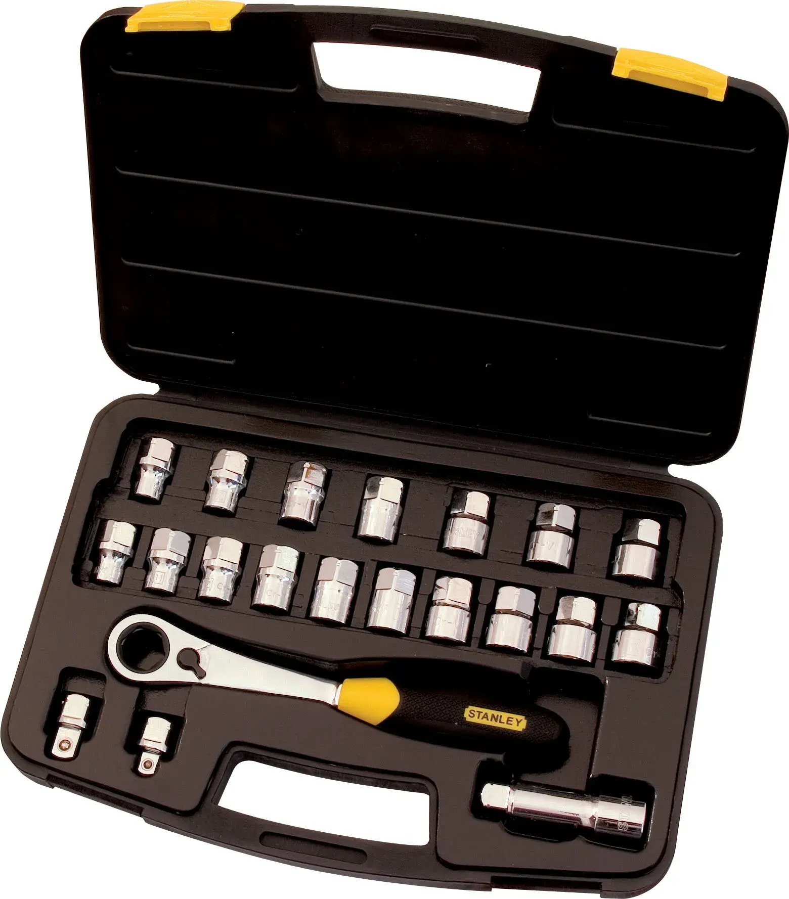 89-811, STANLEY® 3/8 in. & 1/2 in.Drive Thru Drive Socket Set, 21 pc., Beauty