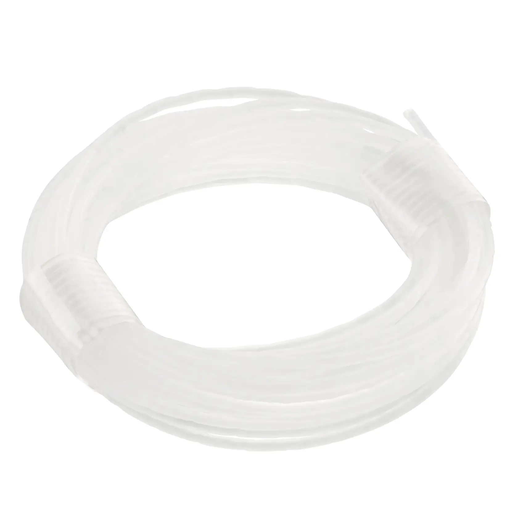 STANLEY STZST1326 clear coiled replacement trimmer line, photography, front angle on white background.